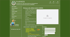 Desktop Screenshot of farmer.org.in